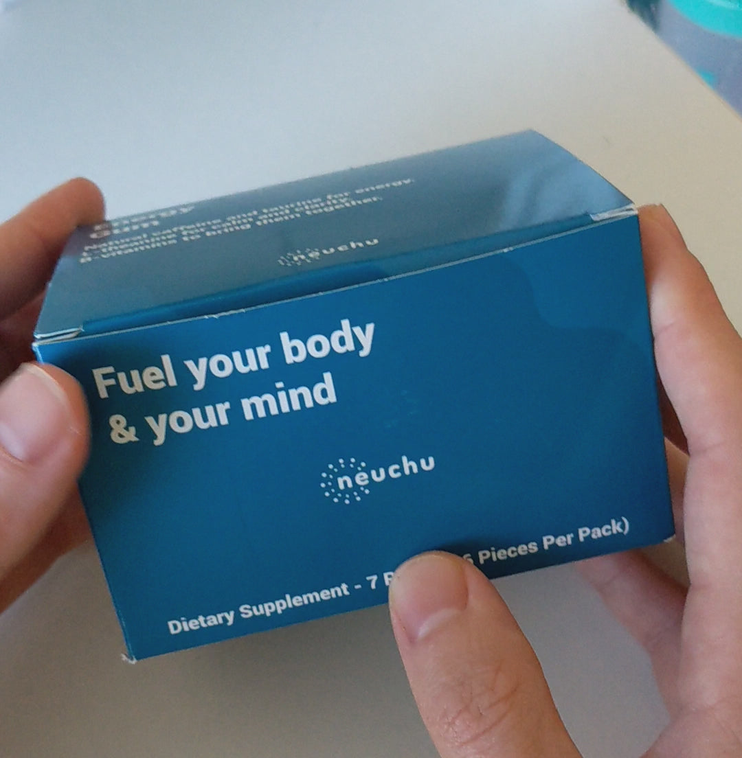 Image of Neuchu Energy & Focus Gum - Caffeine Gum like Redbull.
Gives you energy and focus for hours.